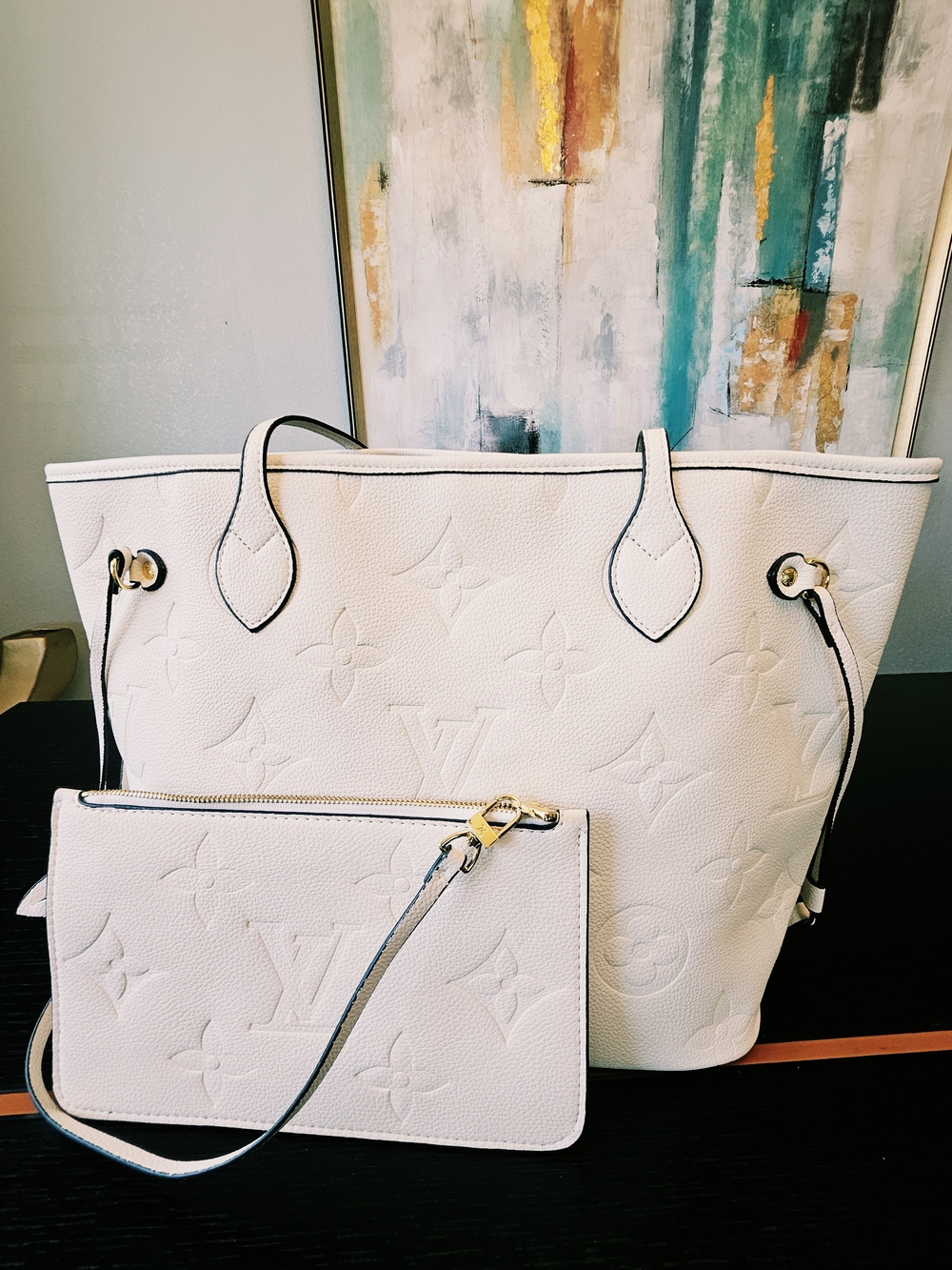 Vintage Tote with Wristlet - - Picture 1 of 7